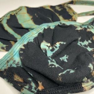 2 Blue Cotton Face Masks